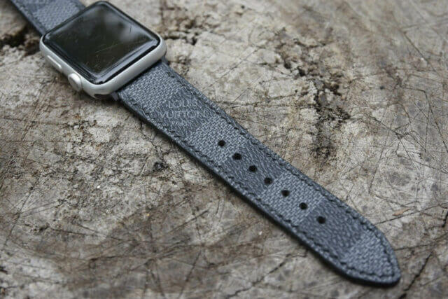 Handmade Repurposed Apple Watch Bands, Luxury Leather Apple Watch Series 6 5 4 3 2 1 38/40Mm 42/44Mm Apple Watch Bands Louis Vuitton Watch bands