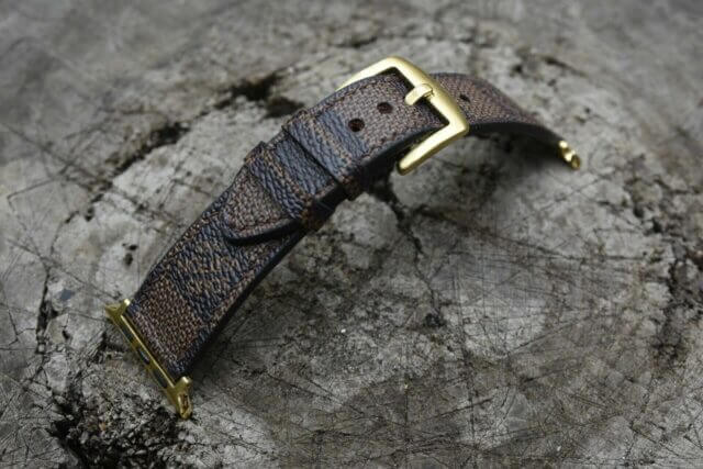 Leather Watch Band Louis Vuitton Luxury 38Mm 40Mm 42Mm 44Mm, Luxury Leather, Watch Strap For Band Series 5 4 3 2 1 Watch bands