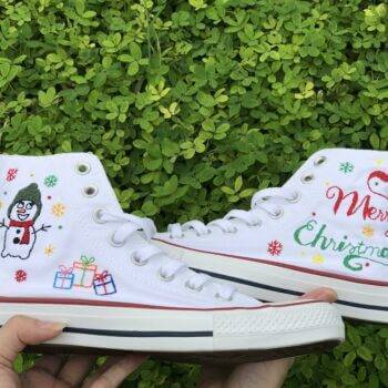 Wedding Shoes / Wedding Converse / Bridal Sneakers / Wedding Custom Converse Embroidered Shoes